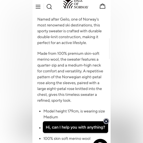 Dale of Norway 100% Merino Wool Sweater - Picture 7 of 9